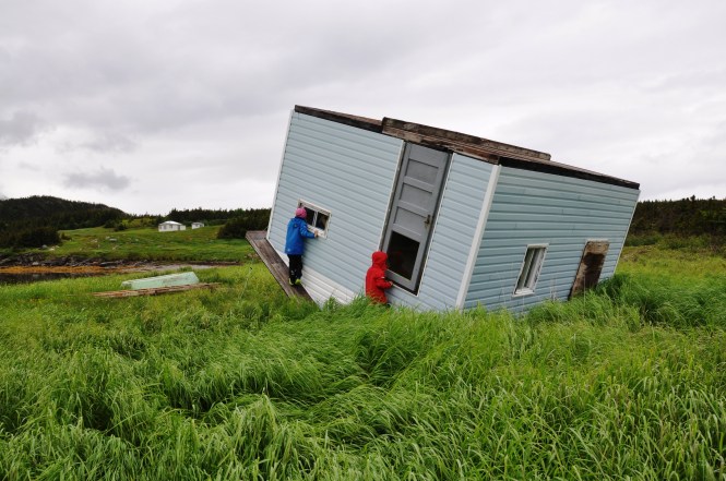 Kanske borde förankra huset bättre nästa gång ...